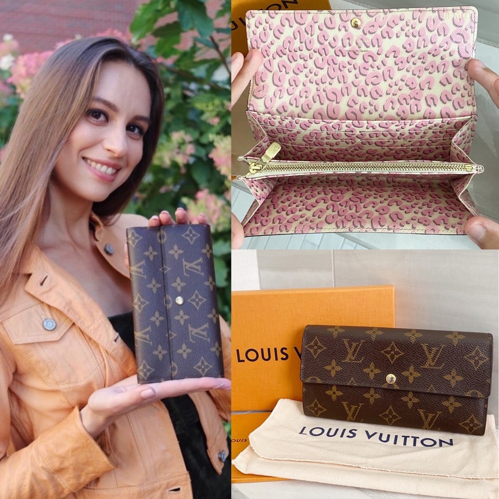 💎✨CHEETAH PRINT✨💎Louis Vuitton Sarah Wallet Auth